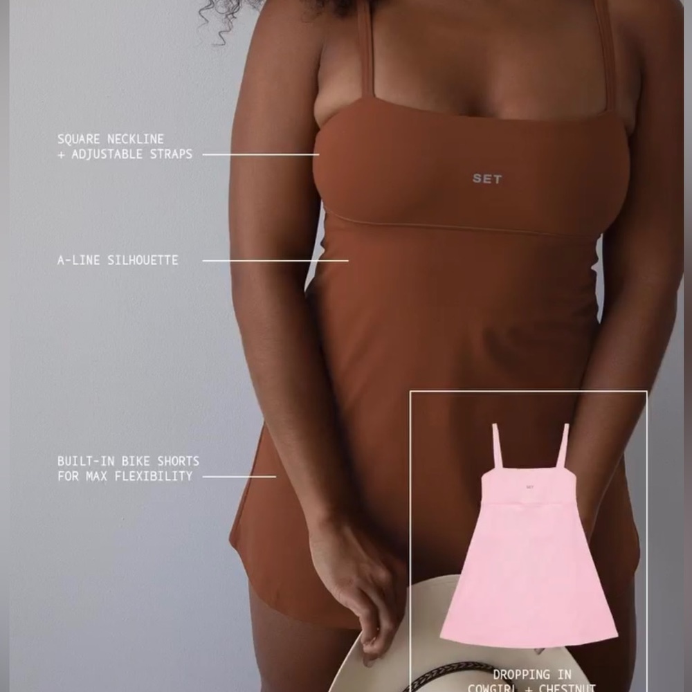 COPY - SET Active SportBody The Daily Dress in Chestnut (L)
